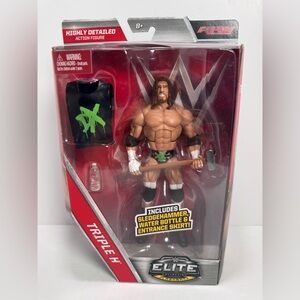WWE Elite Collection Flashback Triple H Action Figure with Accessories